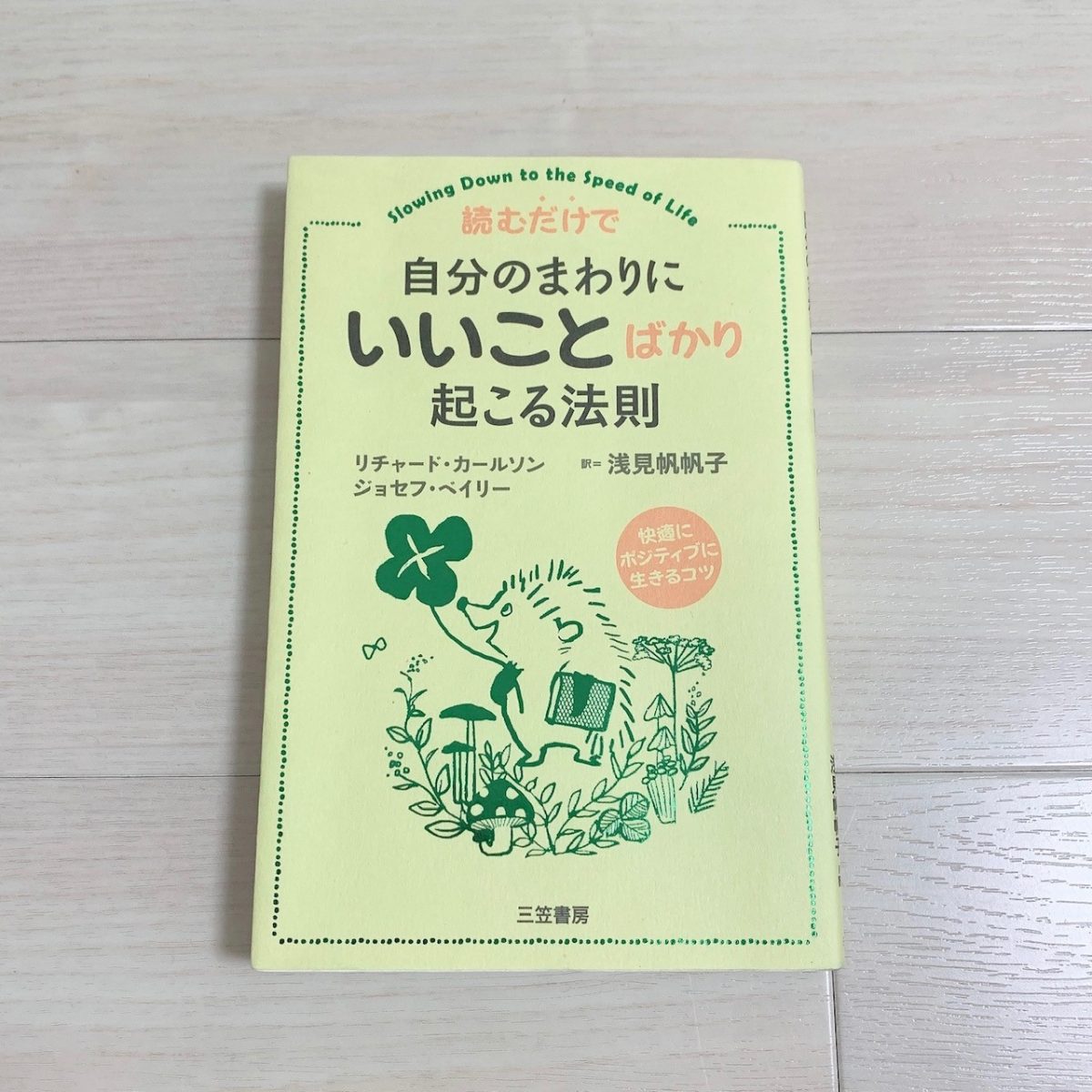 読むだけで自分のまわりにいいことばかり起こる法則という幸せの本を読みました　